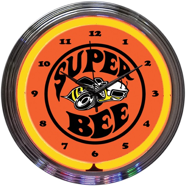 Dodge Super Bee Neon Wall Clock