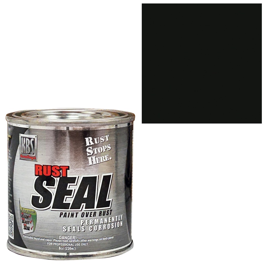 KBS RustSeal Satin Black Rust Preventive Coating, 8 oz