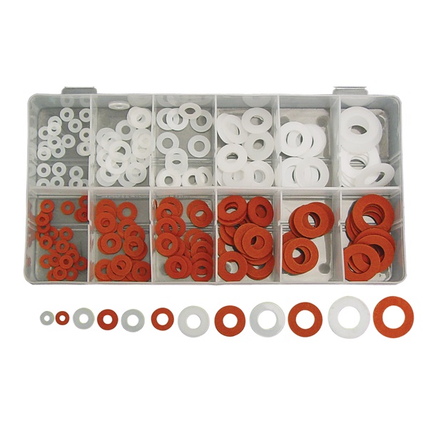 200-Pc Fiber and Nylon Washers