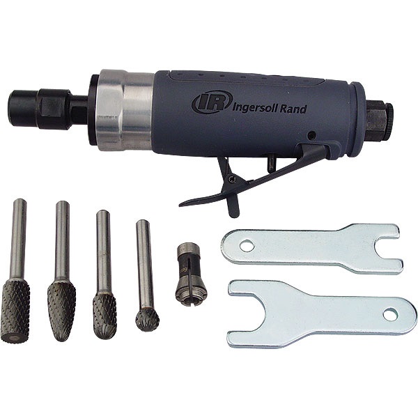 IngersollRand Straight Air Die Grinder with 4 Carbide Burrs TP Tools