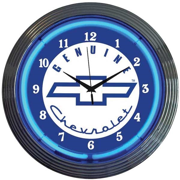 Genuine Chevrolet Neon Wall Clock