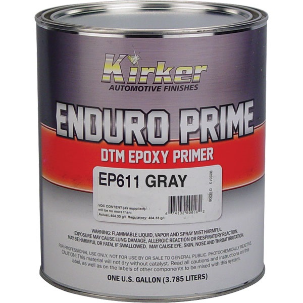 Kirker Enduro Prime Epoxy Primer (2K) DTM - Gray, Gal - TP Tools ...