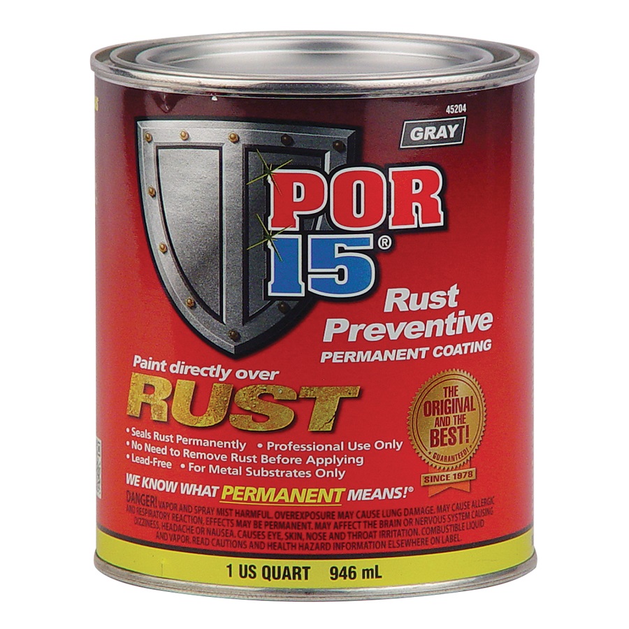 POR-15® Rust Preventive Paint - Gloss Gray, Qt