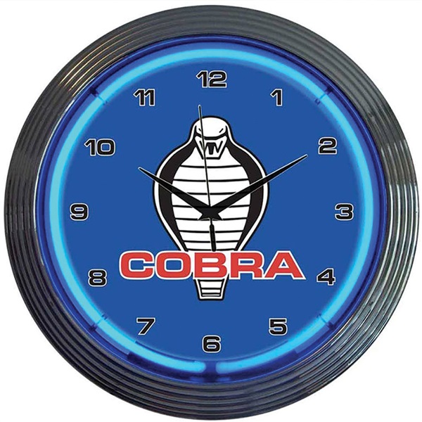 Ford Cobra Neon Wall Clock