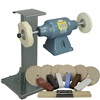 BALDOR&#174; 3/4HP Buffer, 11 Ga Steel Stand &amp; Buffing Kit