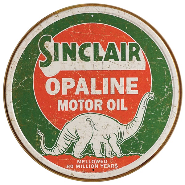 Sinclair Oil Tin Sign - 11-3/4" Dia - TP Tools & Equipment