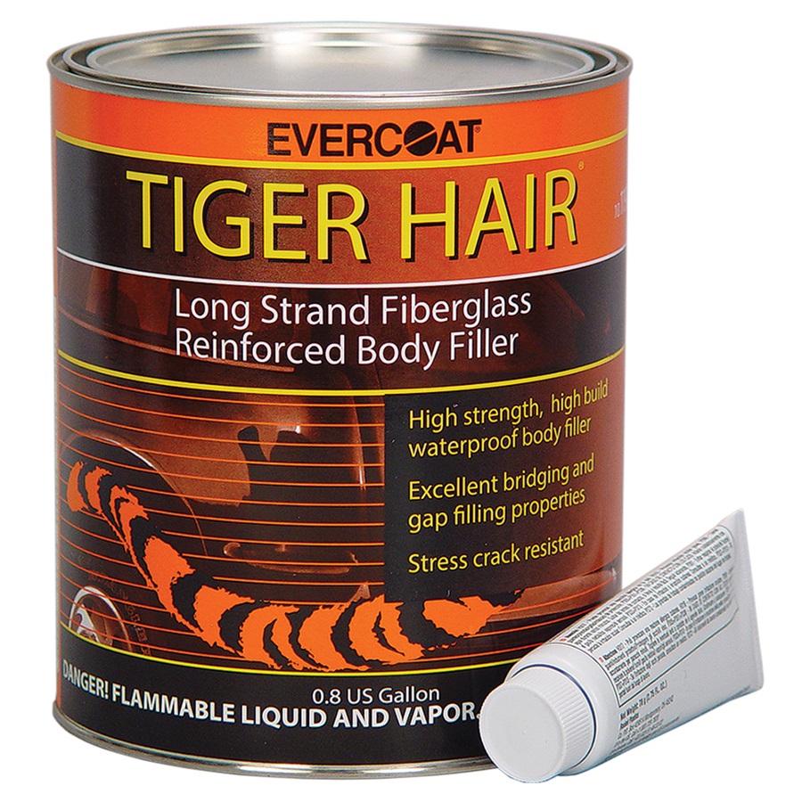 Evercoat Tiger Hair Fiberglass Filler - 32oz Waterproof Reinforced Body Repair