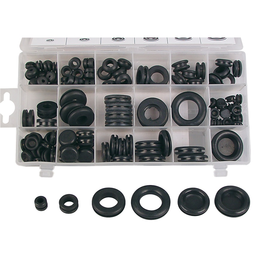 125-Pc Rubber Grommets