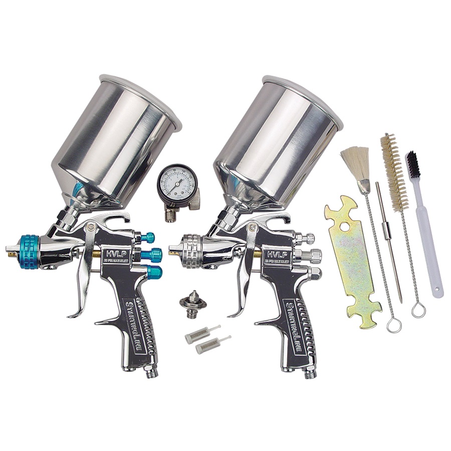 DeVILBISS® StartingLine® 2-Gun HVLP Spray Gun Set