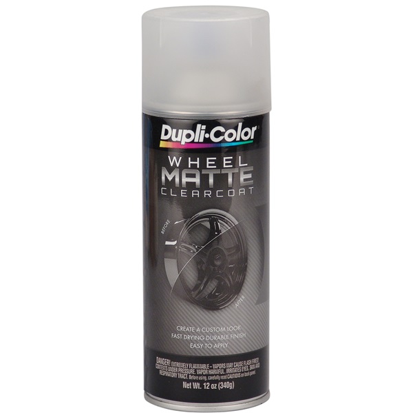 Dupli-Color® Wheel Paint - Matte Clear, 12 oz