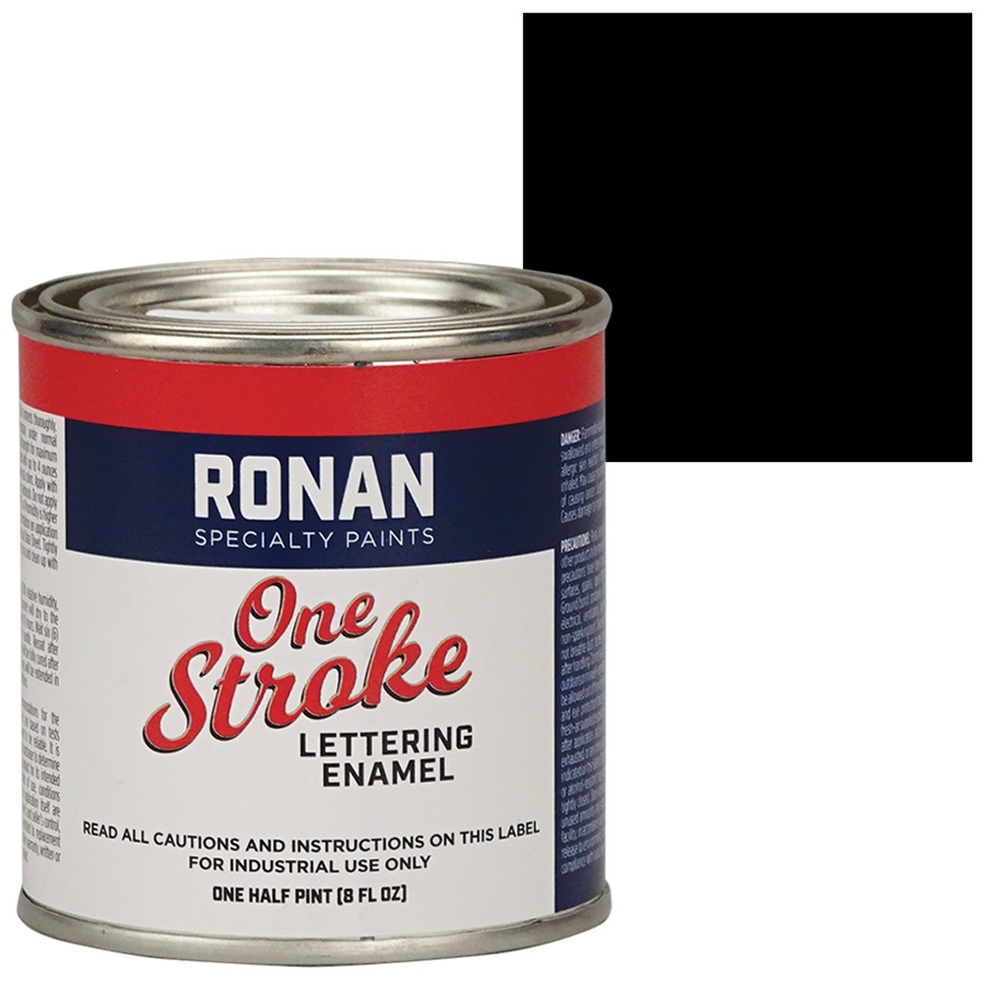 RONAN One Stroke Lettering Enamel Paint - Black