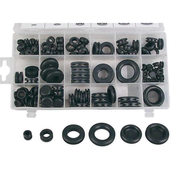 125-Pc Rubber Grommets