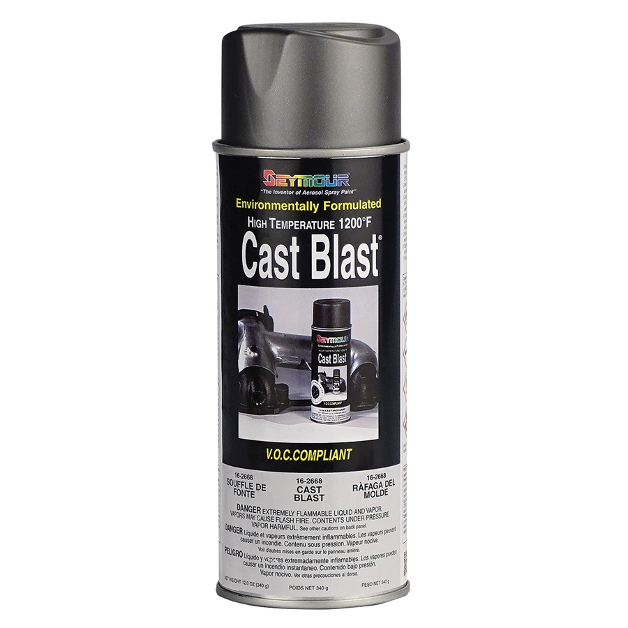 SEYMOUR® High Temp Cast Blast Restoration Paint, 12 oz