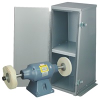 Baldor&#174; 3/4HP Buffer and Enclosed Buffer Cabinet Stand