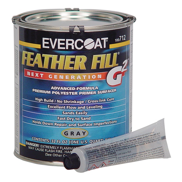 Evercoat® Feather Fill® G2™ Polyester Primer (2K) - Gray, Qt