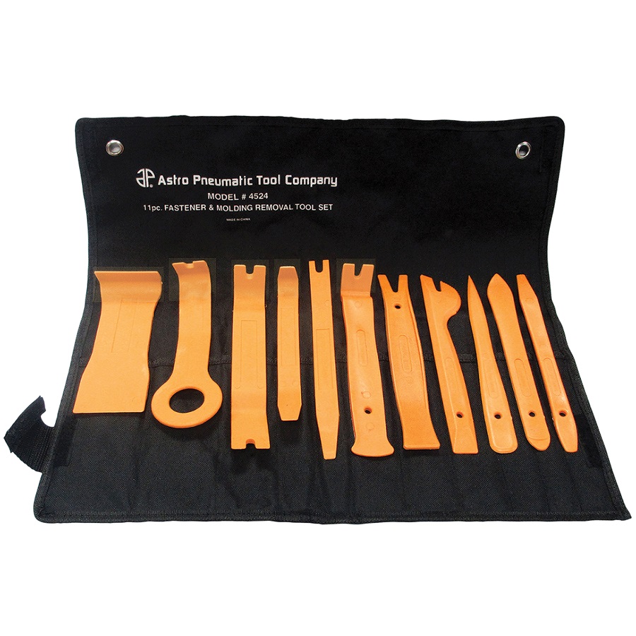 Astro Pneumatic® 11-Pc Fastener & Molding Removal Tool Set