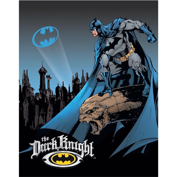 Batman - The Dark Knight Tin Sign - 12-1/2"W x 16"H