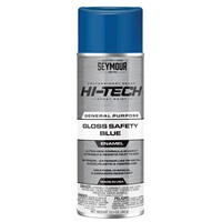 SEYMOUR® HI-TECH Spray Enamels - Gloss Safety Blue, 12 oz