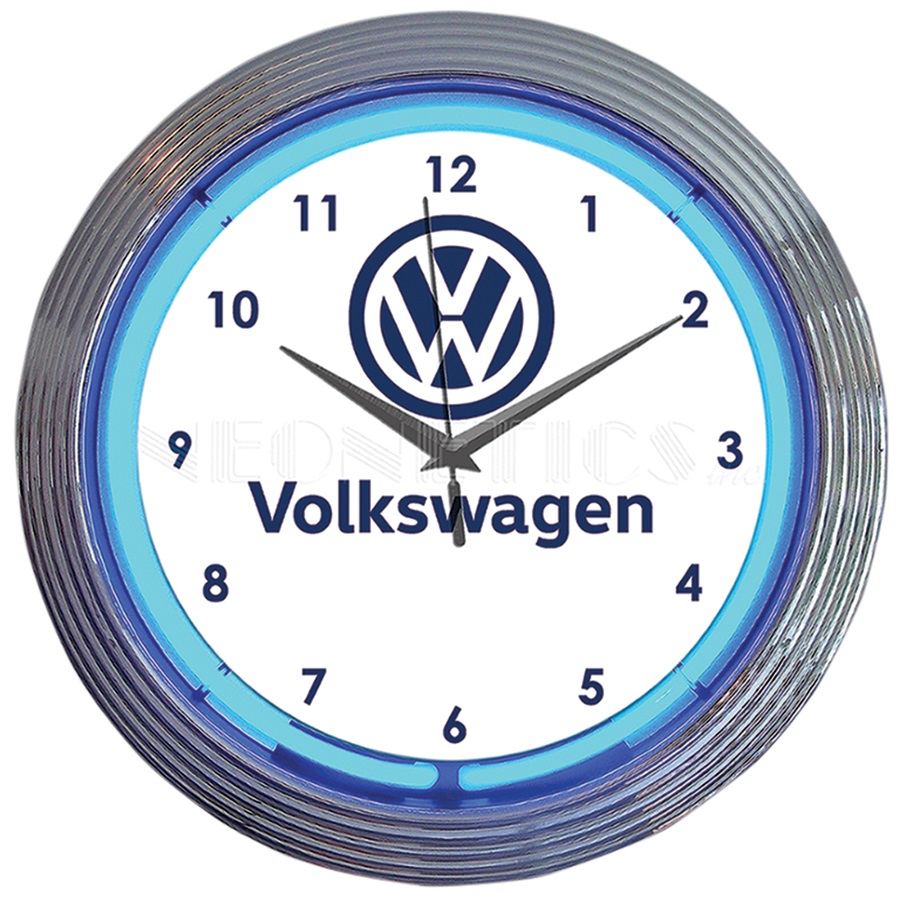 Volkswagen VW Neon Wall Clock