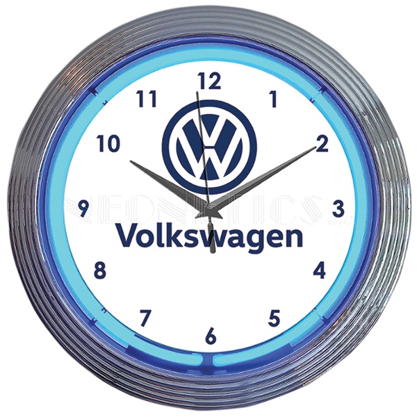 Volkswagen VW Neon Wall Clock