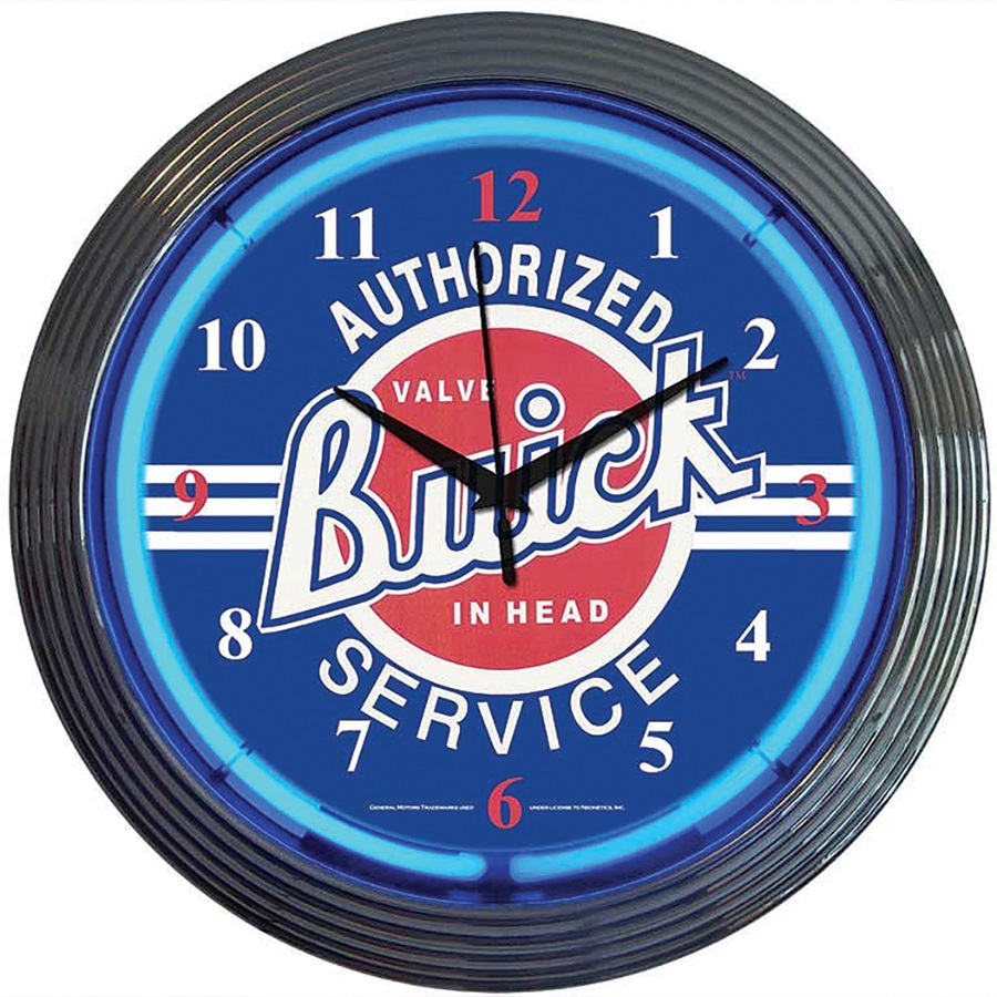 Buick Service Neon Wall Clock