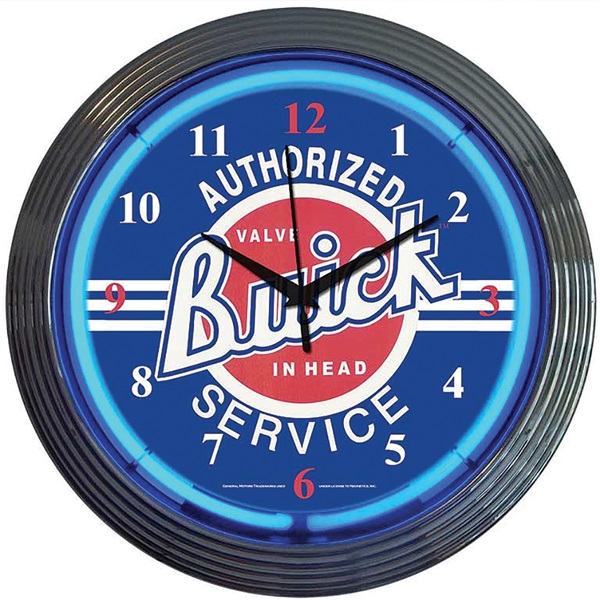 Buick Service Neon Wall Clock