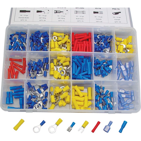 360-Pc Electrical Terminal Assortment - TP Tools & Equipment