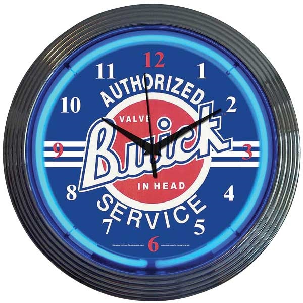 Buick Service Neon Wall Clock