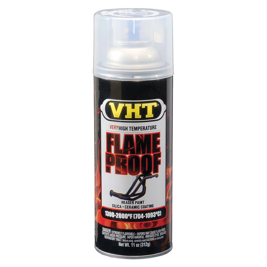 VHT® Flameproof™ High-Temp Paint - Satin Clear, 11 oz