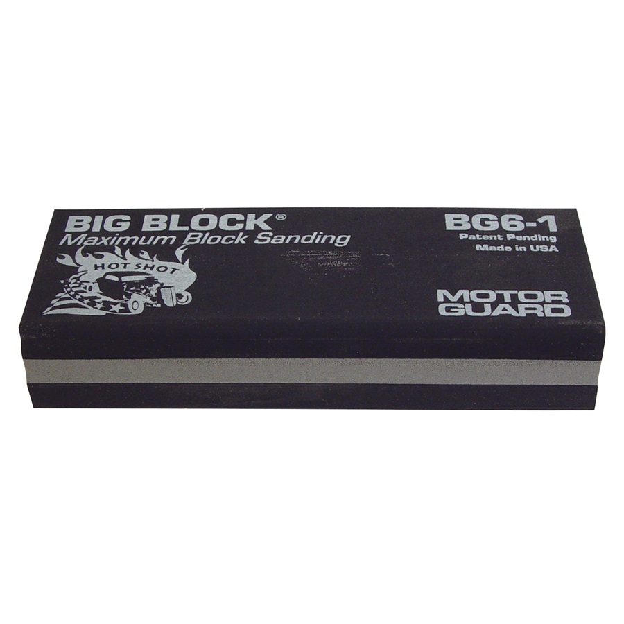 Motor Guard Big Block® Maximum Sanding Block - 2-5/8"W X 6-1/2"L