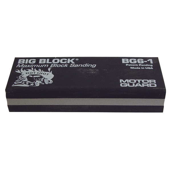 Motor Guard Big Block® Maximum Sanding Block - 2-5/8"W X 6-1/2"L