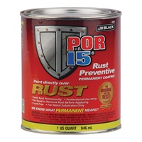 POR-15® Rust Preventive Paint - Semi-Gloss Black, Qt