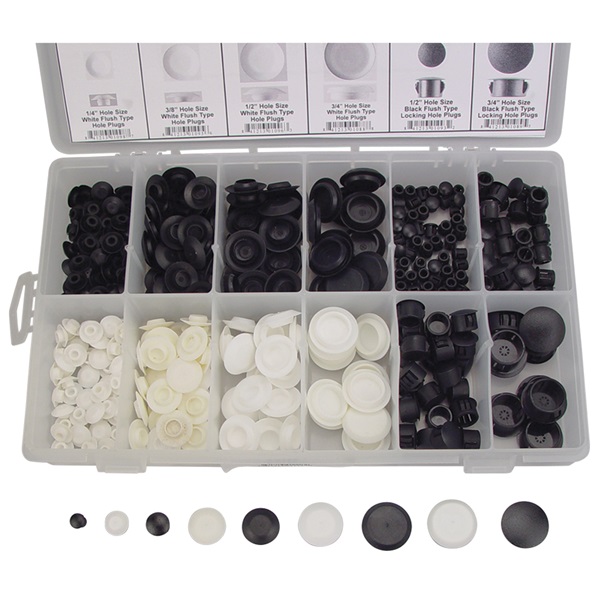 349-Pc Flush-Type Hole Plug Assortment