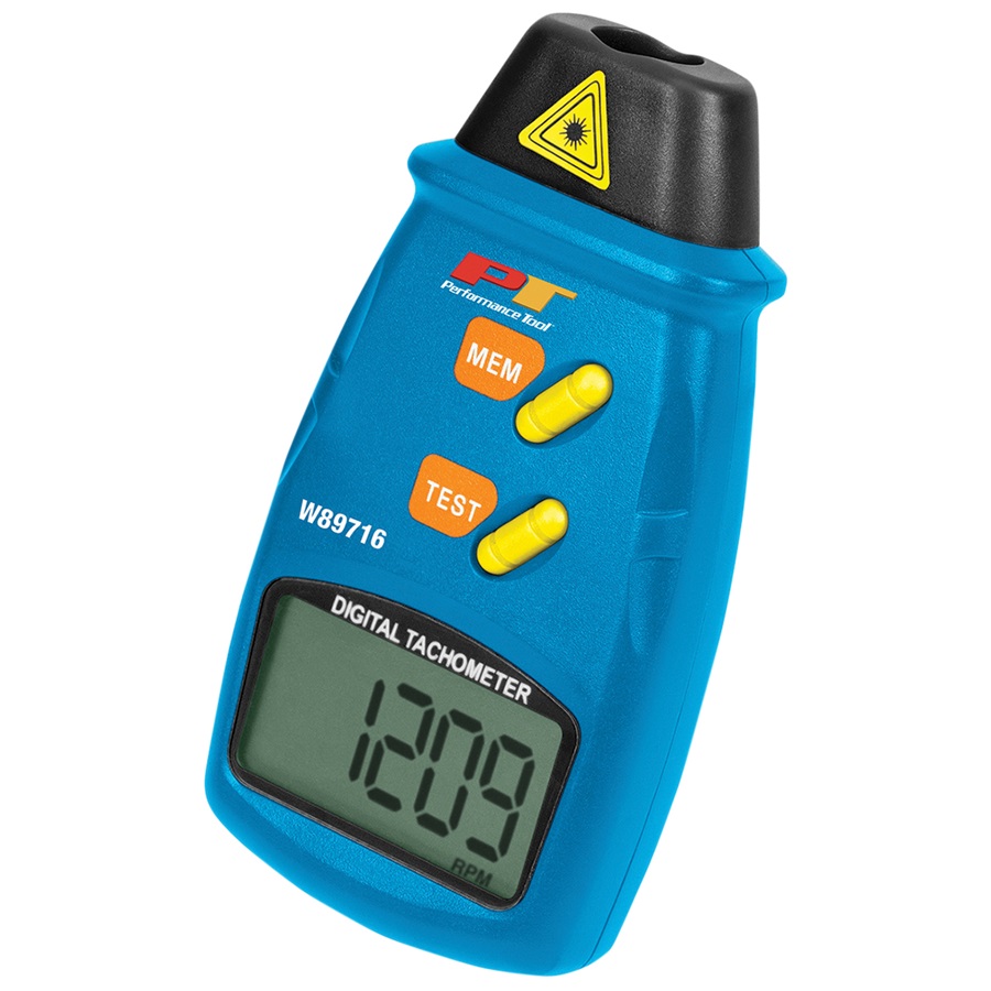 Performance Tool® Digital Laser Tachometer