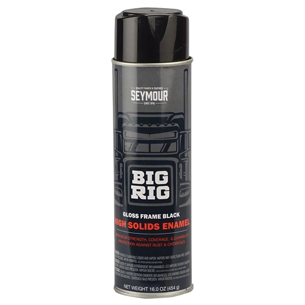 SEYMOUR® Big Rig Gloss Black Frame Paint, 16 oz