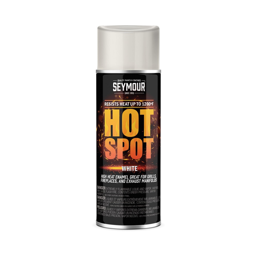 SEYMOUR® Hot Spot High Heat Restoration Paint - White, 12 oz