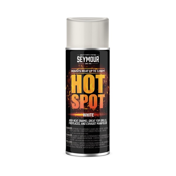 SEYMOUR® Hot Spot High Heat Restoration Paint - White, 12 oz