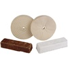 6" Aluminum and Brass Buffing Set