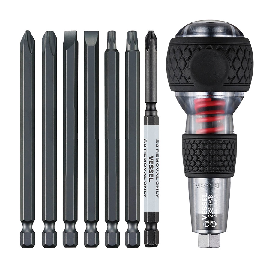 Vessel® Impact & Out™ Driver with Bits - TP Tools & Equipment