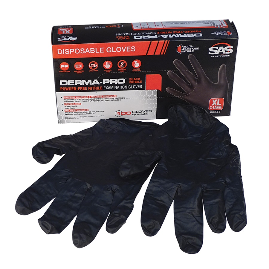 DERMA-PRO™ Disposable Nitrile Work Gloves, XL