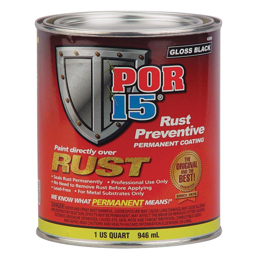 POR-15® Rust Preventive Paint - Gloss Black, Qt