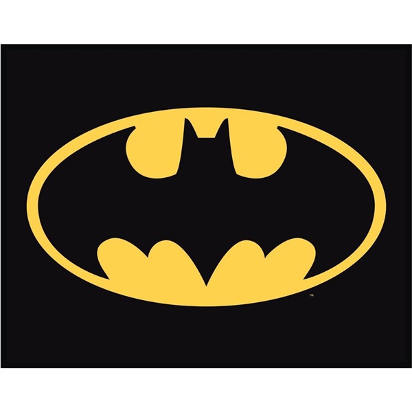 Batman - Logo Tin Sign - 16"W x 12-1/2"H