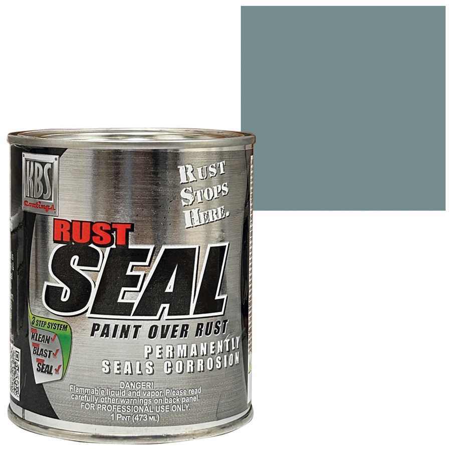 KBS RustSeal Gloss Grey Rust Preventive Coating, Pint