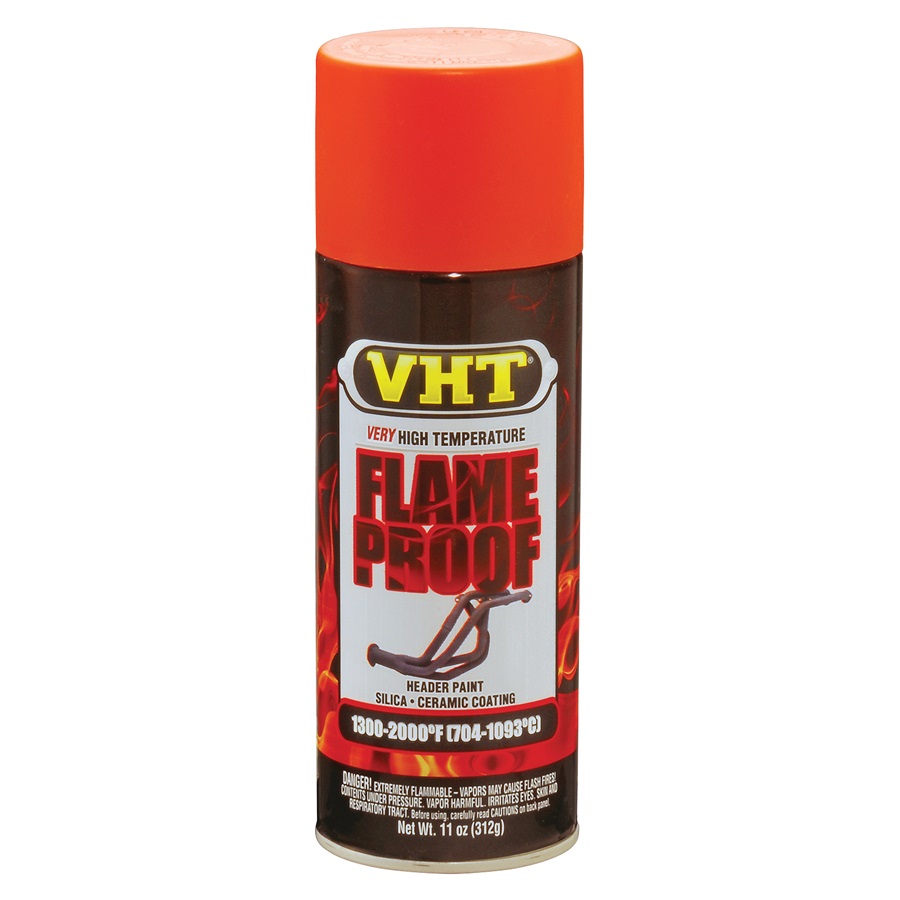 VHT® Flameproof™ High-Temp Paint - Flat Orange, 11 oz