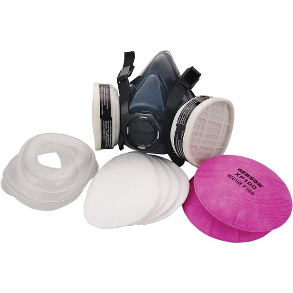 Gerson® Signature ProSeries Paint/Body Combo Respirator, Lrg