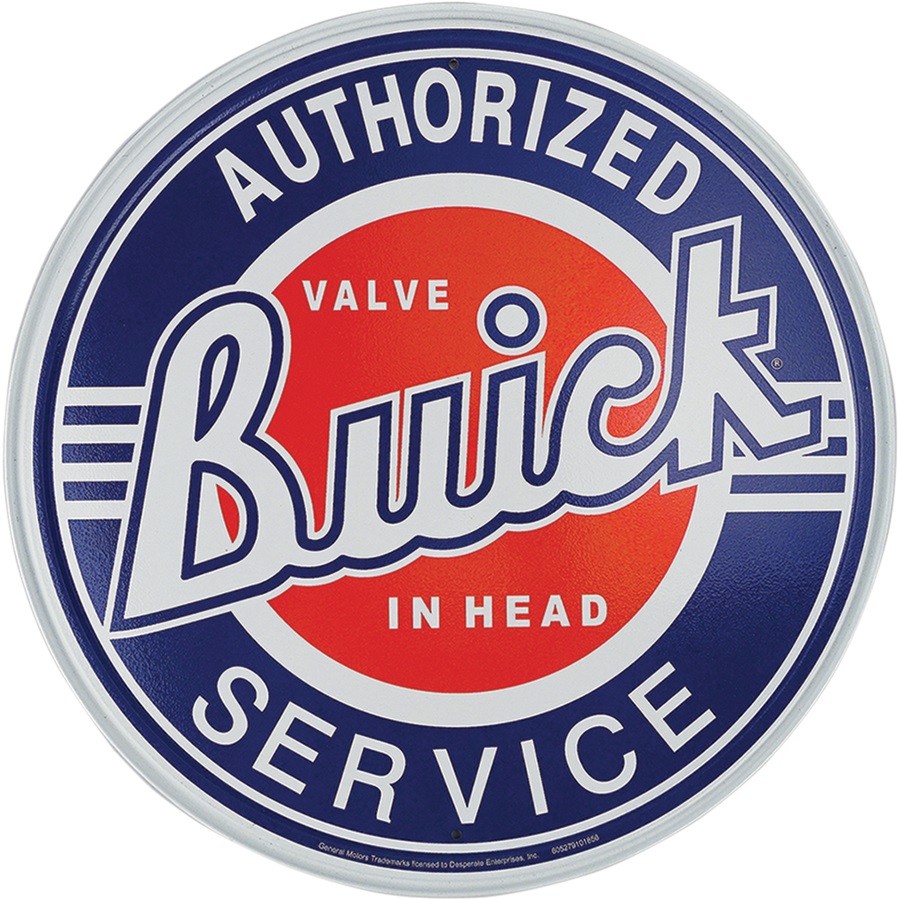 Authorized Buick Aluminum-Style Sign - 11-3/4" Dia