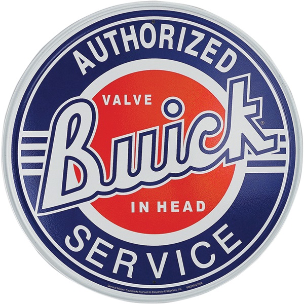 Authorized Buick Aluminum-Style Sign - 11-3/4" Dia