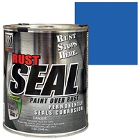 KBS RustSeal Gloss Safety Blue Rust Preventive Coating, Qt