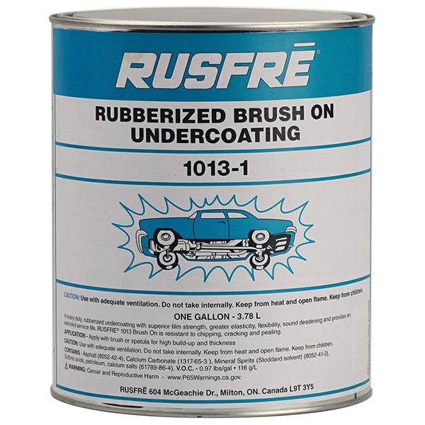 RUSFRE Black Rubberized Brush-On Undercoating