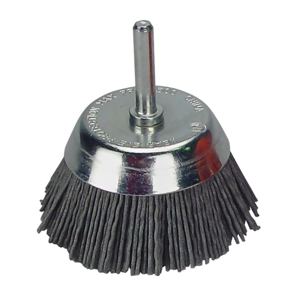 Dico Products 7200087 White Nyalox Brush – 4.5 Inch Diameter, 5/8-11 Thread For Angle Grinders - View #3